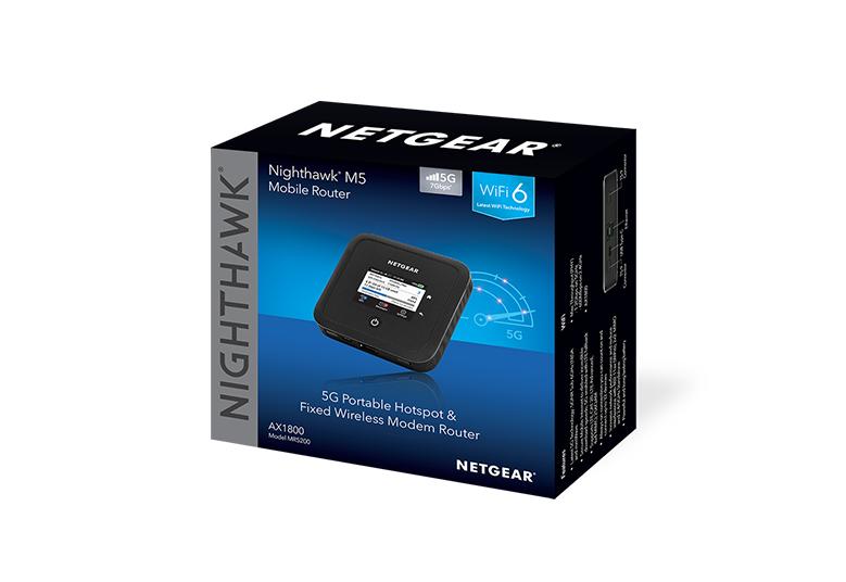 Netgear Nighthawk 5G Pro MR5100 Mobile Hotspot Router Latest Wi-Fi 6 Technology