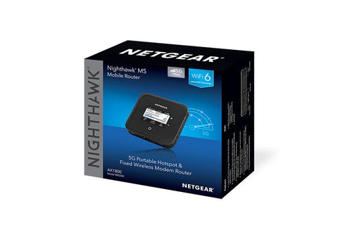 Netgear Nighthawk 5G Pro MR5100 Mobile Hotspot Router Latest Wi-Fi 6 Technology