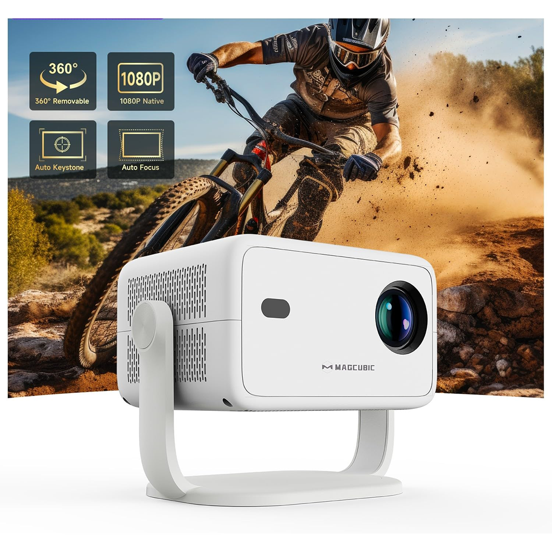 Magcubic L018 Full HD 1080p Smart Projector – 650 ANSI Lumens, Android 11, WiFi 6 & Bluetooth 5.2
