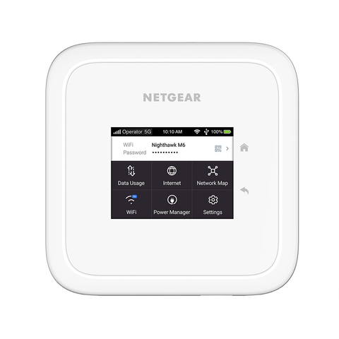 NETGEAR Nighthawk M6 5G WiFi 6 Portable Router MR6110 – Unlocked, Gigabit Ethernet, Travel Ready