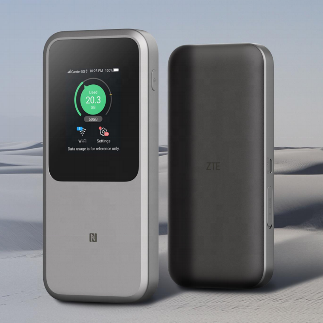 ZTE U50 Pro 5G WiFi 6 Pocket Router – Unlocked, 10 000 mAh Battery & NFC