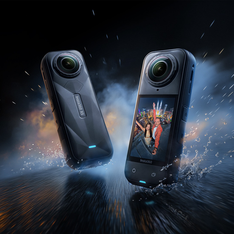 Insta360 X5 8K 360° Action Camera – 72 MP, IP68 Waterproof, Replaceable Lenses