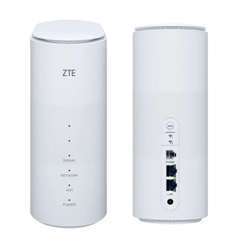 ZTE 5G MC801A1 Sub6G Indoor SDX55 QCA6391 WiFi6 Technology 2*2 MIMO AZ1800 NSA SA
